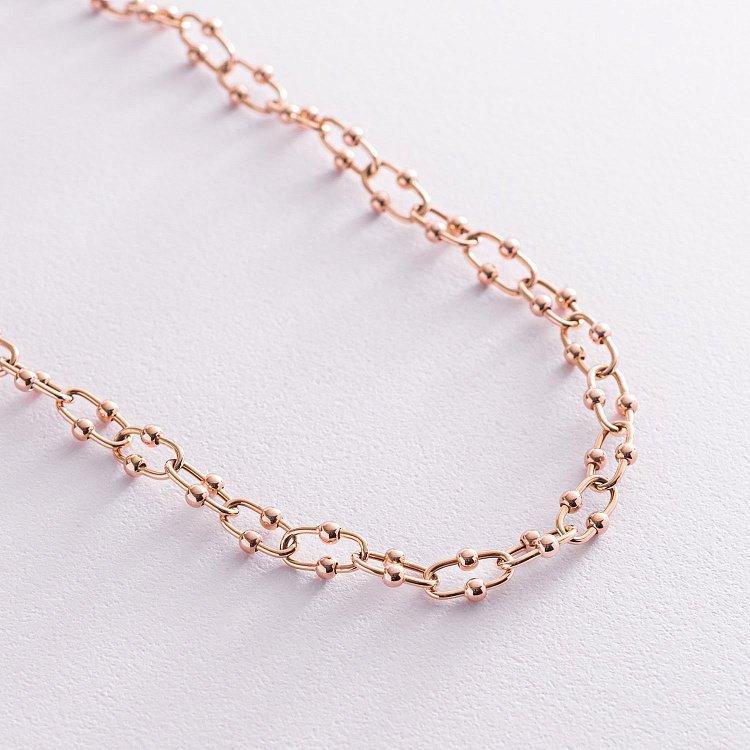 Колье "Фантазия" в красном золоте кол01913 от ювелирного магазина Оникс - 3