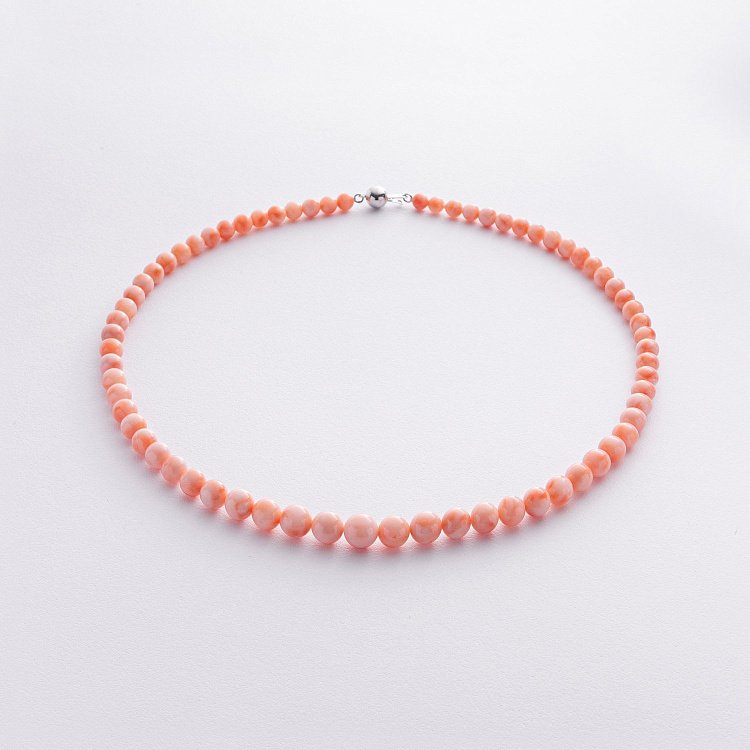 Намисто з коралу (золота застібка) бус014к від ювелірного магазину Онікс