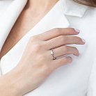 Помолвочное кольцо в белом золоте (бриллиант) кб0138arp от ювелирного магазина Оникс - 1