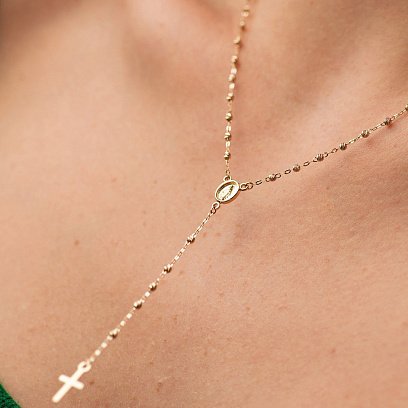 Золоте кольє "Розарій" кол01152 №5