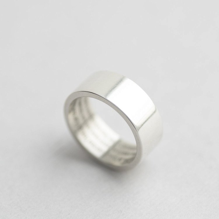 Кольцо "Отче наш" с гравировкой на внутренней стороне 112126v от ювелирного магазина Оникс - 4