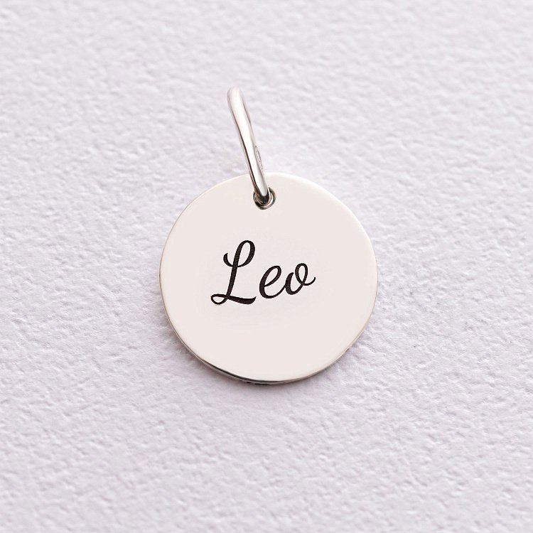 Срібний кулон "Мій малюк" (метрика народження) 132724метр від ювелірного магазину Онікс - 5