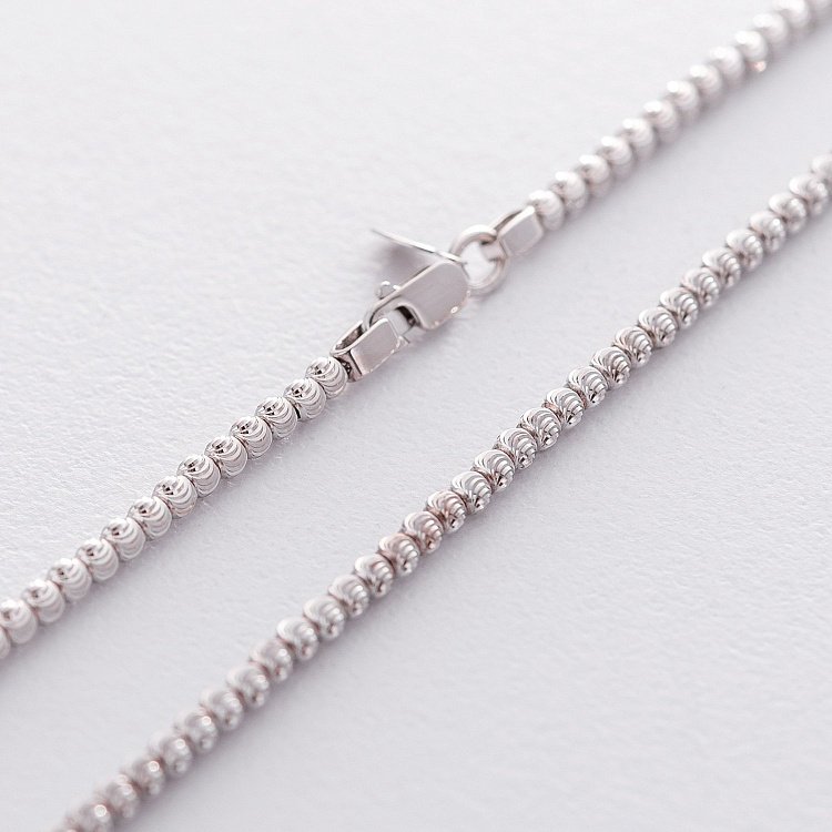 Золотая шариковая цепочка ц00360 от ювелирного магазина Оникс - 5