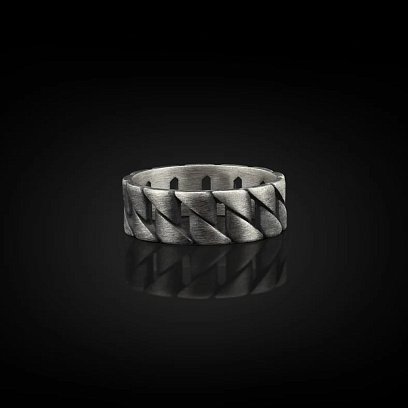 Серебряное кубинское кольцо 112713 №14