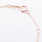 Золотой браслет с цветочками б02740 от ювелирного магазина Оникс - 2