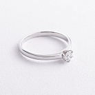 Заручальна золота каблучка з діамантом кб0695м от ювелирного магазина Оникс - 1