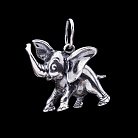 Срібний кулон на щастя "Слон" 13528 от ювелирного магазина Оникс
