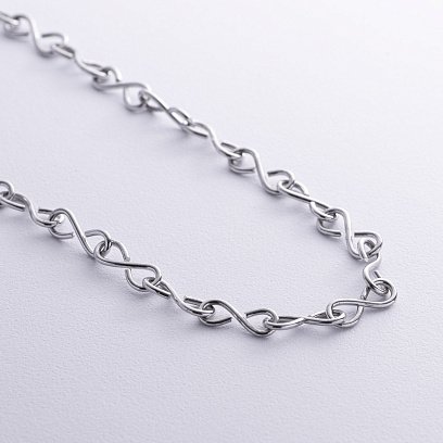 Срібне кольє "Нескінченність" 181297 №4