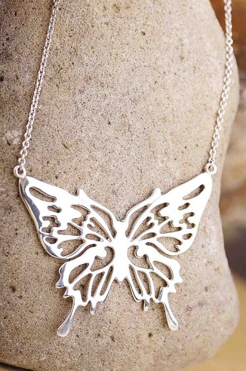 Колье "Бабочка" 18065 от ювелирного магазина Оникс - 1