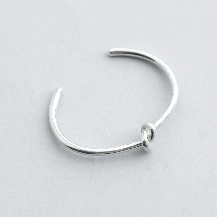 Серебряный браслет ручной работы "Узелок" 141328 от ювелирного магазина Оникс - 4