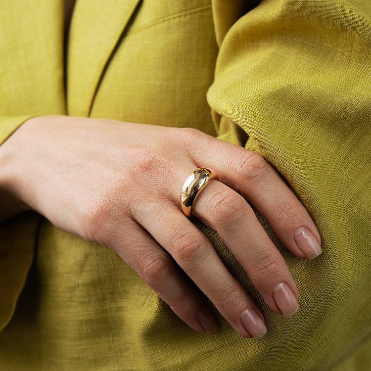 Кольцо "Ashley" в красном золоте к08368 от ювелирного магазина Оникс - 3