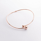 Кольє - чокер "Кульки" (червоне золото) кол02618 от ювелирного магазина Оникс - 1