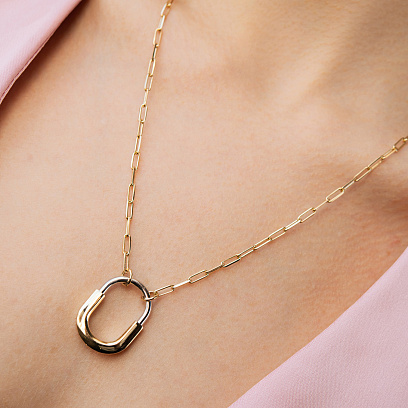 Кольє "Camilla" у жовтому золоті кол02667 №8