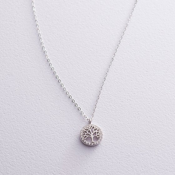 Серебряное колье "Древо жизни" 18913