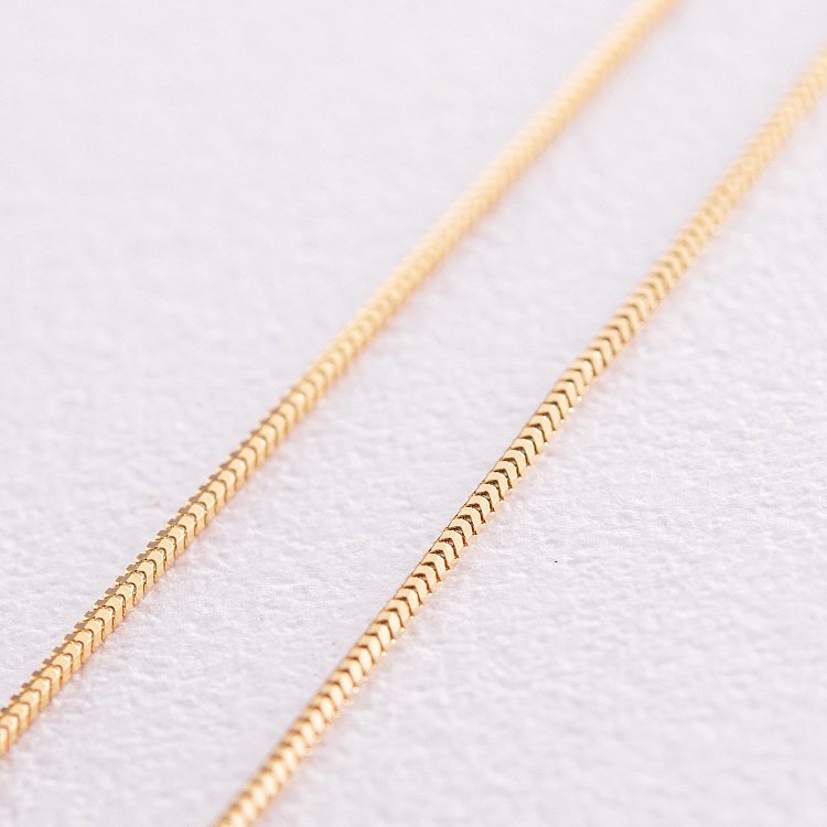 Золотая цепочка - Снейк ц00211 от ювелирного магазина Оникс - 1