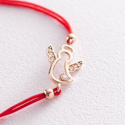 Браслет с красной нитью "Ангел" б04202 №3