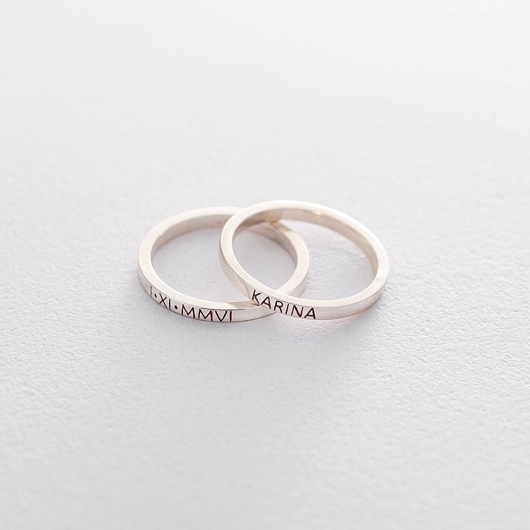 Серебряное кольцо с именем 112187littlename - 3 Серебряное кольцо с именем 112187littlename от ювелирного магазина Оникс - 3
