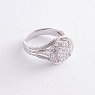 Кольцо в белом золоте с бриллиантами kegк602 от ювелирного магазина Оникс - 2