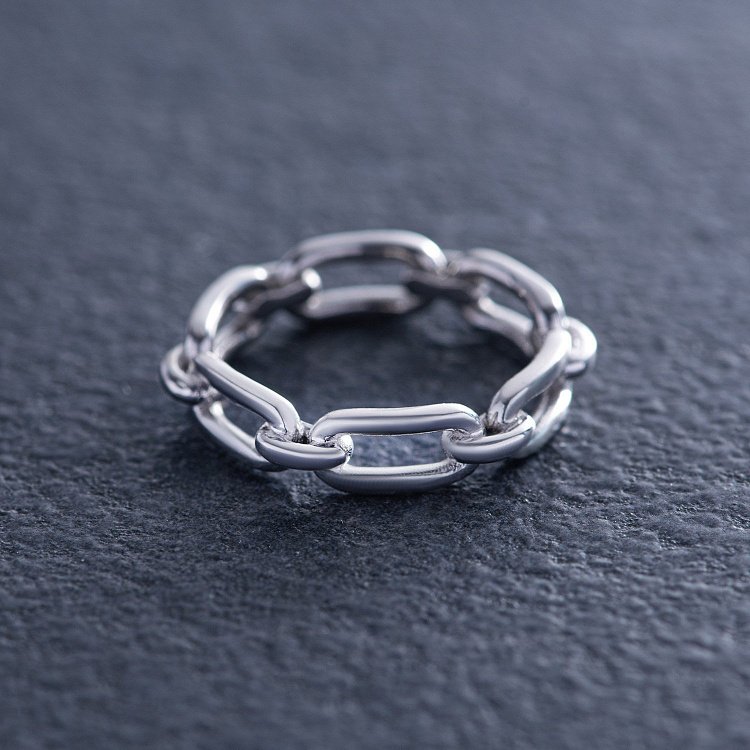 Каблучка "Ланцюжок" у сріблі 7091 від ювелірного магазину Онікс - 6