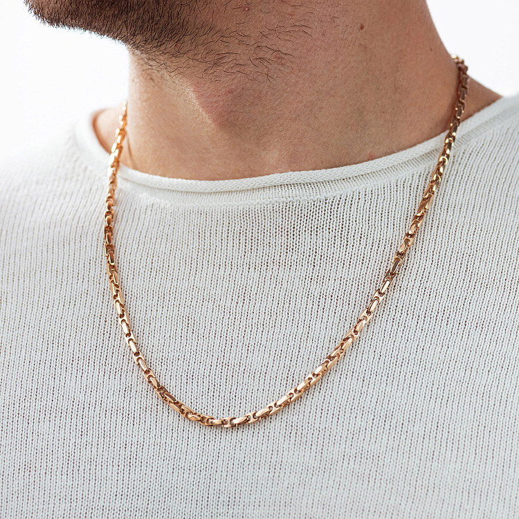 Чоловічий золотий ланцюжок ц00571 від ювелірного магазину Онікс - 1