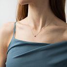 Золоте кольє "Сердечко" з діамантами колб0179ca от ювелирного магазина Оникс - 1