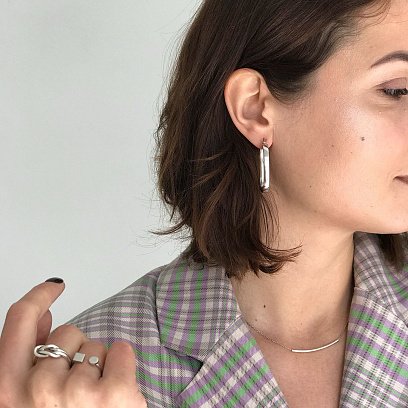 Срібний перстень "Вузол" 112142 №4