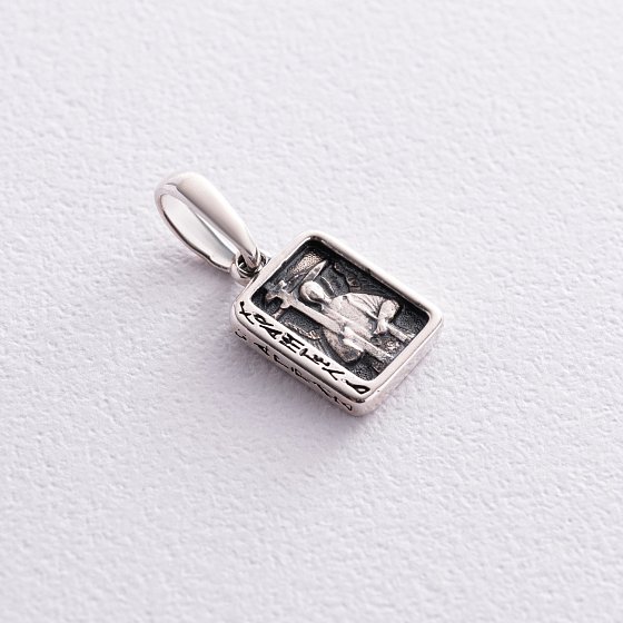 Серебряная ладанка с чернением 132885 №3