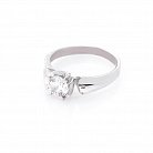 Серебряное кольцо (фианит) 111027 от ювелирного магазина Оникс - 1