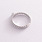 Помолвочное золотое кольцо с бриллиантом 101-10039 от ювелирного магазина Оникс - 2