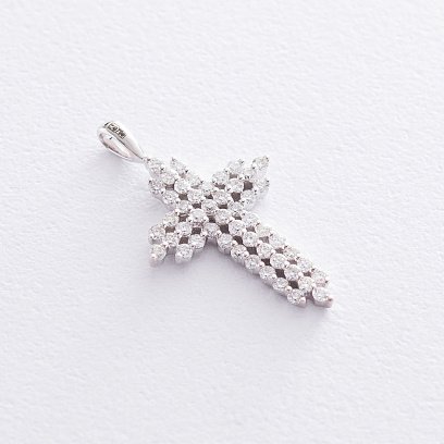 Золотой крестик с бриллиантами AP0460