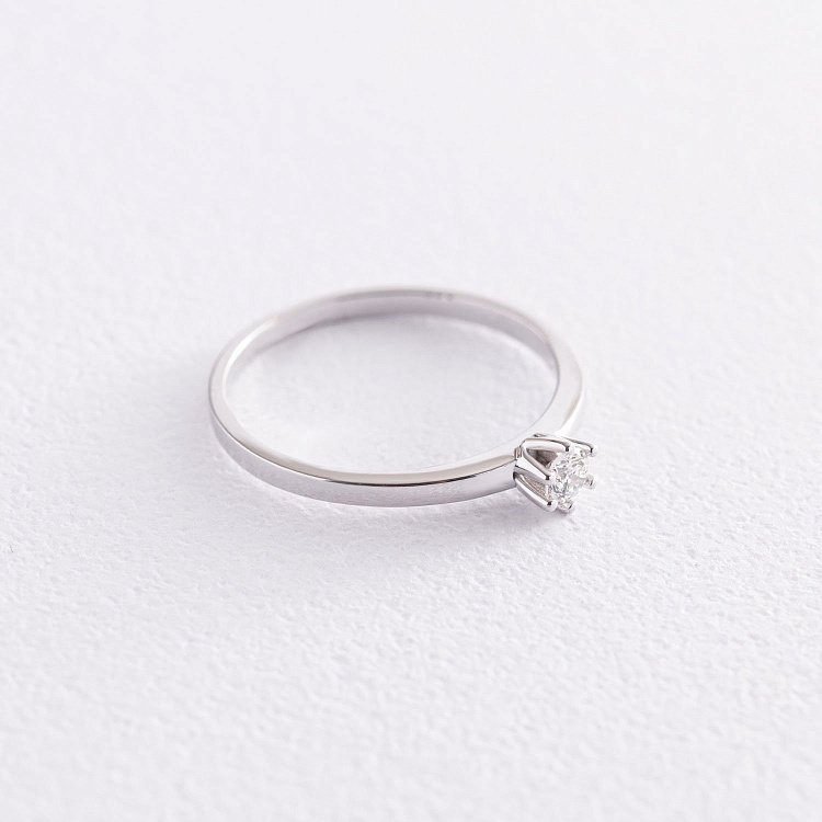 Золотое помолвочное кольцо с бриллиантом кб0357y от ювелирного магазина Оникс - 2