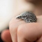 Мужское серебряное кольцо "Орел" 357 от ювелирного магазина Оникс - 3