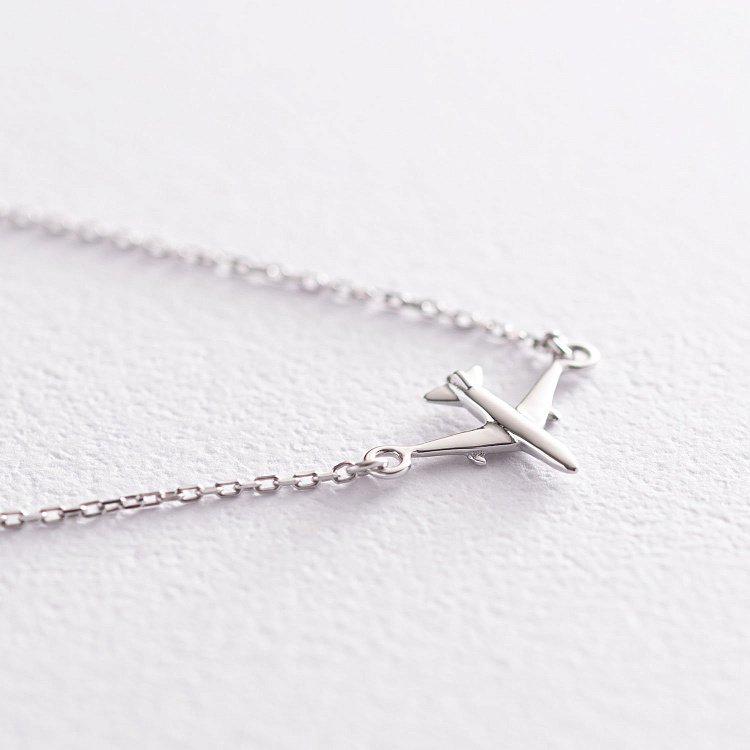 Браслет в белом золоте "Кругосветное путешествие" б04564 от ювелирного магазина Оникс - 2