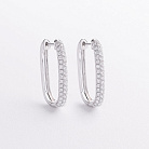 Золотые серьги с бриллиантами сб0677mi от ювелирного магазина Оникс