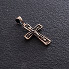 Православний хрест (чорніння) п01613 от ювелирного магазина Оникс - 1