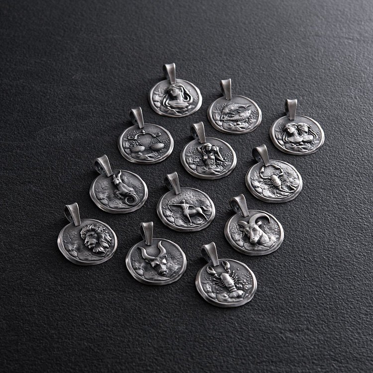 Серебряный кулон "Знак зодиака Стрелец" 133221стрілець от ювелирного магазина Оникс - 5