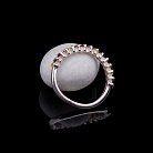 Срібний перстень з фіанітами 111577 от ювелирного магазина Оникс - 4