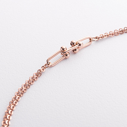 Браслет "Фантазия" в красном золоте б05797 №2