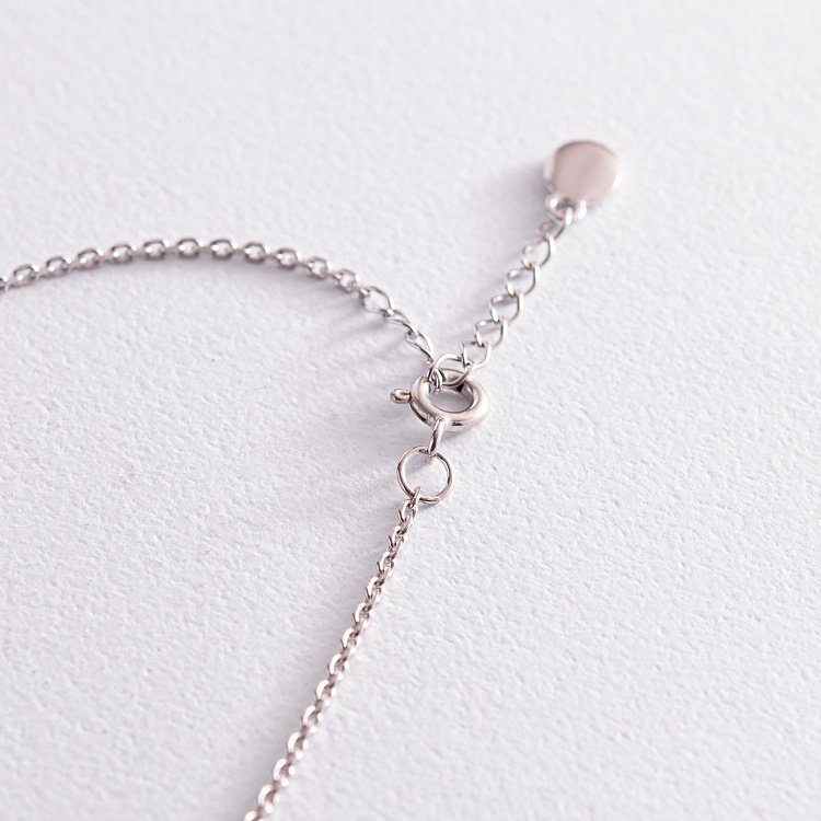 Браслет "Дівчинка та хлопчик" у білому золоті (можливе гравіювання) з2090б від ювелірного магазину Онікс - 2