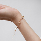 Золотой браслет "Шарики" б05824 от ювелирного магазина Оникс - 5