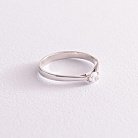 Помолвочное золотое кольцо с бриллиантом 101-10020 от ювелирного магазина Оникс