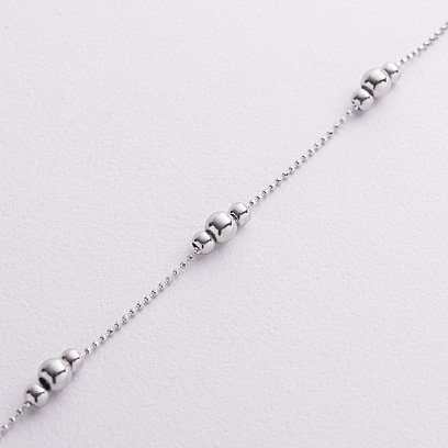 Браслет "Шарики" в белом золоте б05563 №3