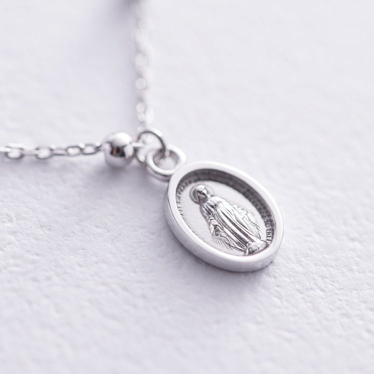 Кольє "Розарій" у білому золоті кол02218 від ювелірного магазину Онікс - 2