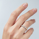 Золота каблучка з діамантами 12055аг от ювелирного магазина Оникс - 1