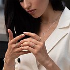 Срібний перстень "Кругообіг" 112226 от ювелирного магазина Оникс - 8