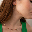 Колье - чокер "Emilia" (красное золото) с шариками кол02601 от ювелирного магазина Оникс - 3