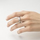 Помолвочное золотое кольцо (фианиты) к05367 от ювелирного магазина Оникс - 4