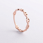 Каблучка "Helen" у червоному золоті mini к08430 от ювелирного магазина Оникс