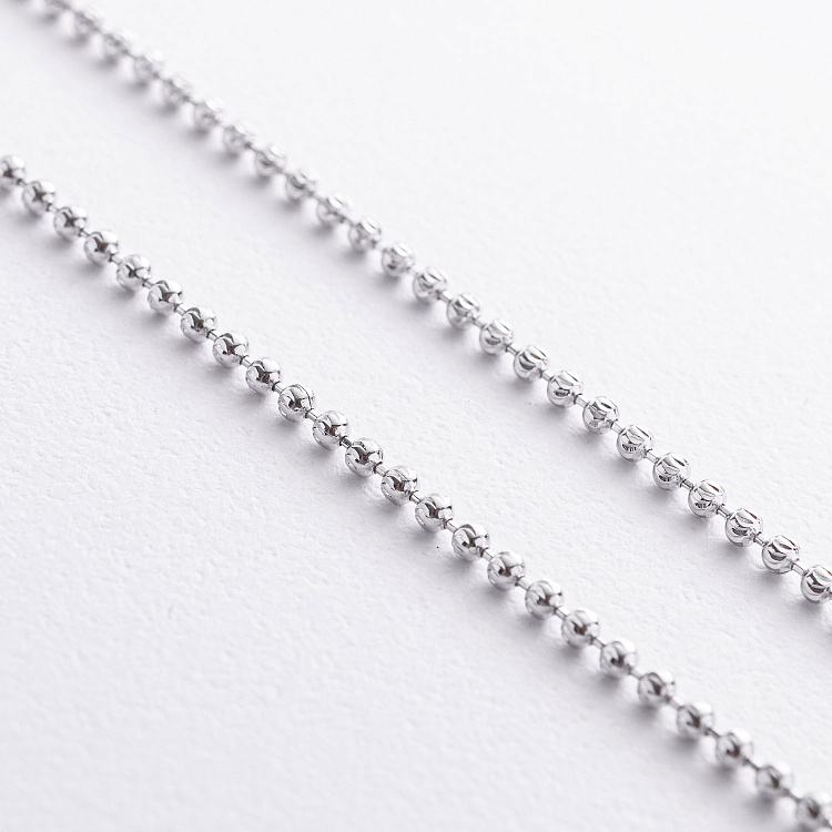 Серебряная цепочка Шариковая 15250 от ювелирного магазина Оникс - 2