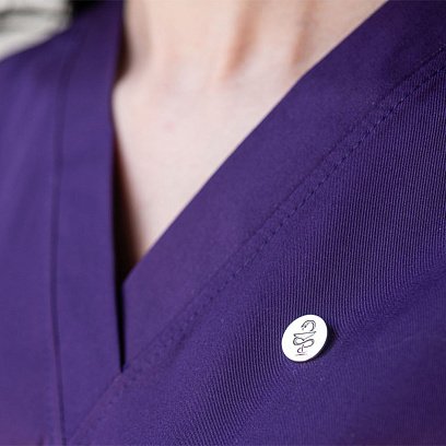 Медичний значок "Чаша зі змією" в сріблі 20043 №7